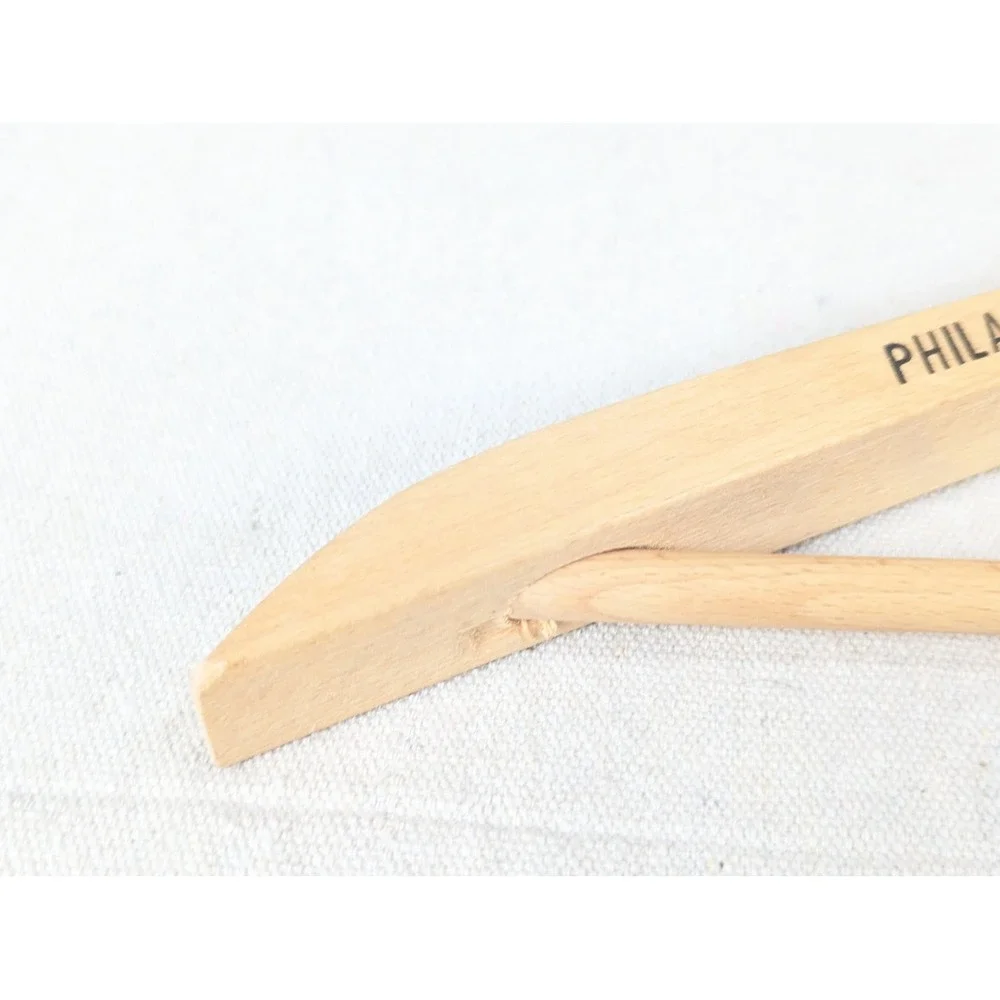 Philadelphia International Airport Motel Wooden Clothes Hanger Vintage Hotel ...